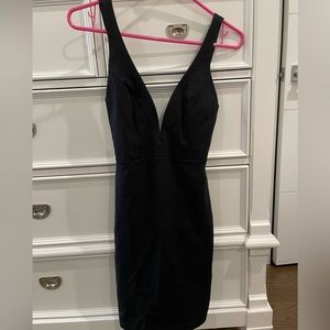 Black Lulus bodycon dress